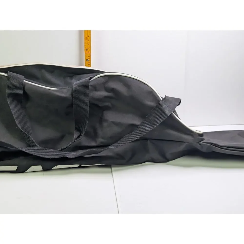 Easton Baseball Softball Bat Equipment Bag Black White Carry Duffel Used